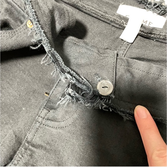 Frame Slit bottom frayed jeans - Picture 5 of 9